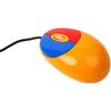 Educational 3 Button Mouse, Computer Connector USB, Mouse Colour Orange, Mouse Size Standard, Computer Products