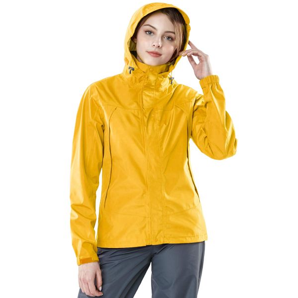 Tesla Women's Rainwear, Waterproof, Water Repellent, Breathable, Jacket, Windbreaker, Rain Suit, Outdoor, Rain Gear, Golf, Climbing, Outdoor, Bicycle, Motorcycle