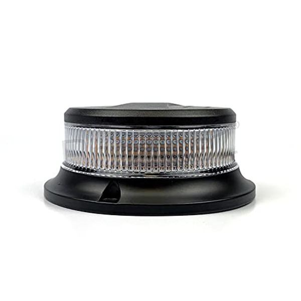 LED Micro Beacon R65 Amber (clear Lens) Magnetic Mount 12V/24V