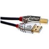 LINDY 2m USB 2.0 Type A to B Cable, Cromo Line