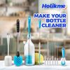 8 Pack Bottle Brush Cleaning Set Long Handle Bottle Cleaner for Washing Narrow