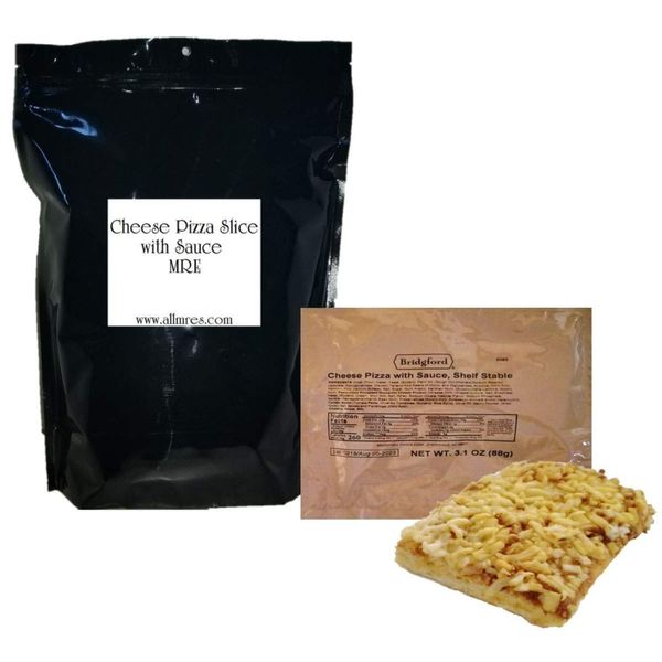 Cheese Pizza MRE - FULL MEAL - Fresh late 2023 Production Date for Pizza Slice