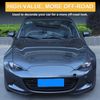 Black Front Bumper Trailer Ring Eye Towing Tow Hook Screw For Mazda MX-5 2016+