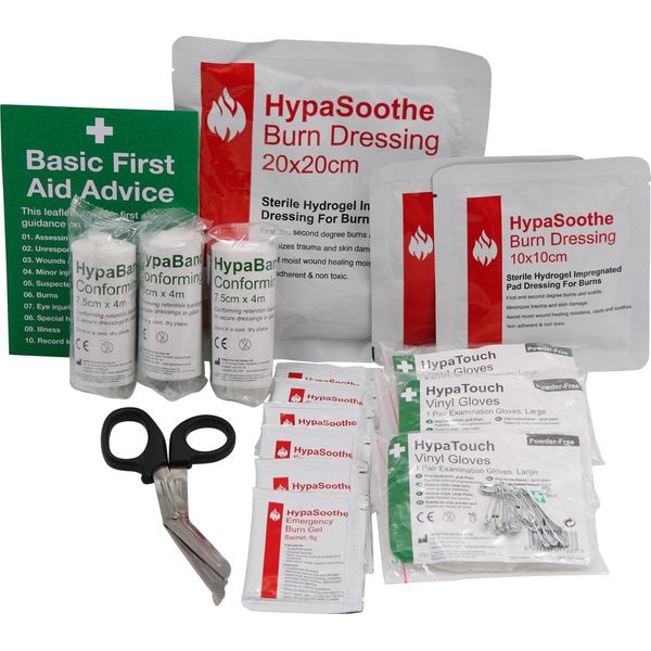 Safety First Aid Group HypaSoothe Burns Kit Refill, Medium