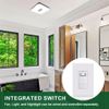 Humidity Sensor and Light Switch for Bathroom Exhaust Fan, Ventilation Fan, L...