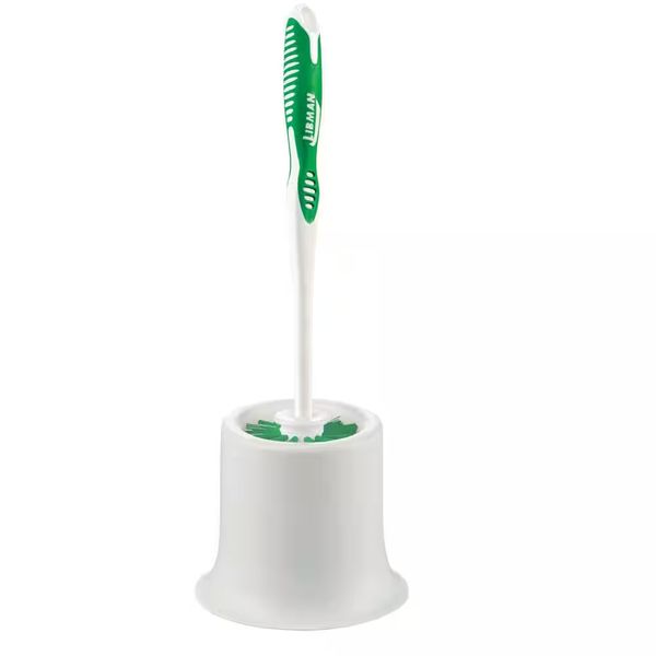 Libman Toilet Bowl Brush and Storage Caddy Holder Bathroom Cleaner