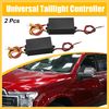 REPAIROCK 2pcs LED Module Universal Taillight Controller Car Tail LED Light 3-Step Sequential Dynamic Chase LED Strip Module Boxes LED Controller Module 12V Auto Replacement Parts