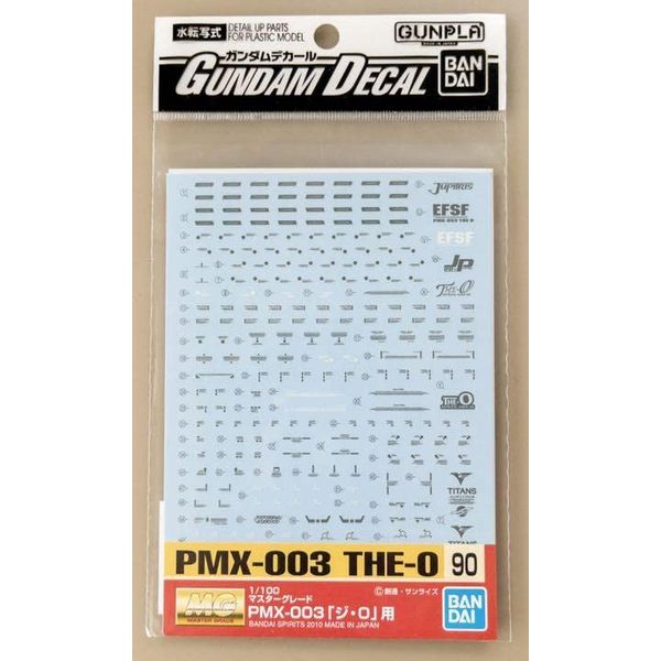 Gundam Decal No90 for MG The O