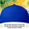 L4 Kids Plain Baseball Cap 5 Panel (Purple, One Size)