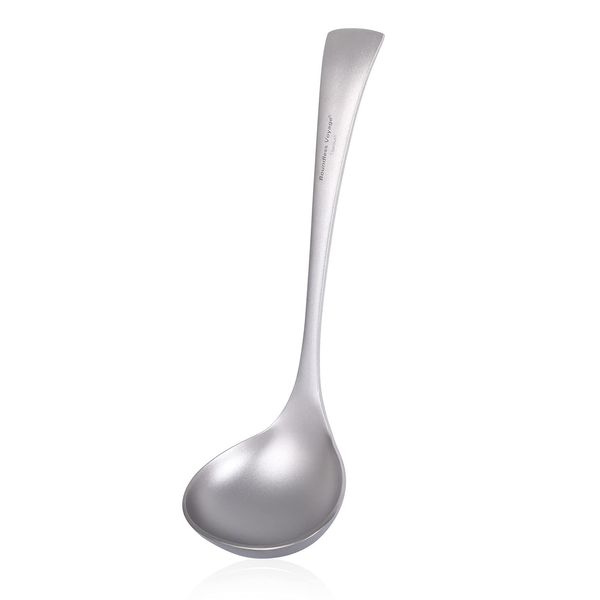 Boundless Voyage Ti1074T Titanium Ladle Spoon Soup Ladle with Integrated Dishwasher Safe Titanium Kitchen Tools Outdoor Camping Cookware Rust Free Lightweight