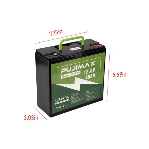 NEW 256Wh 12V 20Ah LiFePO4 Lithium Battery 6000+ Deep Cycles For Radio Scooter
