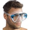 cressi Matrix Tauchen Schnorcheln Maske, Transparente/Aquamarin, Einheitsgröße