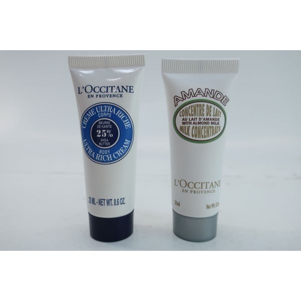 L'Occitane Amande w/ Almond Milk Concentrate & Ultra Rich Body Cream 20ml