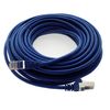 1aTTack.de Network cable CAT 5e foil and braid shielded SFTP network patch cable with 2x RJ45 plugs 2m blue