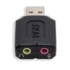 SYBA external USB Stereo Sound Adapter for Windows, Mac, Linux Extra Audio Source with 3.5mm Audio Mic Jack C-Media Chipset, SD-CM-UAUD