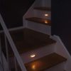 Beams MB500A Wireless Battery Powered Amber Sleep Friendly LED Nightlight, 2-Pack, White