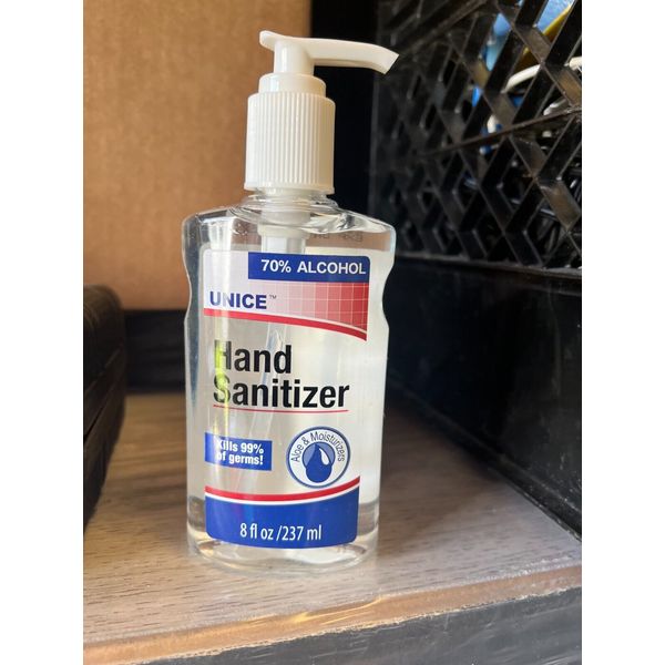 Hand Sanitizer Gel with 70% Alcohol ( 8 oz bottles)