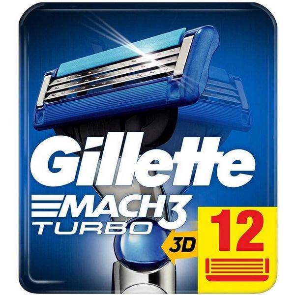 Gillette MACH3 Turbo Klingen 12 Stück Vorteilspack (Bigpack)