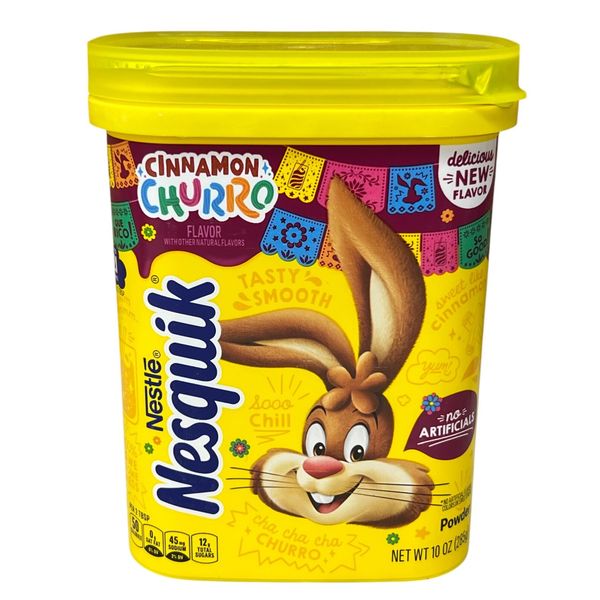 Nesquik Cinnamon Churro Milk Powder 10 oz Nesquick