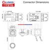 10 Pin Female Quick Connect Waterproof Power Connector