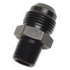 RUSSELL 660523 Black Straight Adapter Fitting