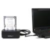 StarTech.com HDD/SSD Stand/USB 3.0 Connection/1-Bay/2.5/3.5-Inch Top-Loading/Hard Drive Dock/External Hard Disk Dock, SATDOCKU3S