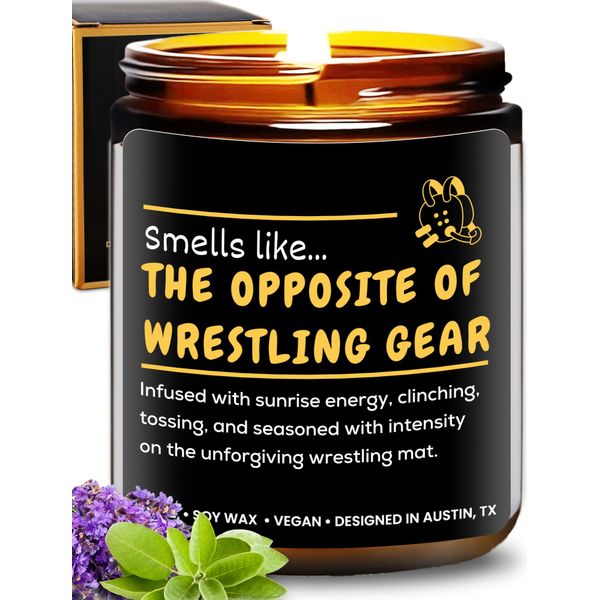 Funny Wrestling Candle, Wrestling Coach Gifts, Wrestling Mom Gifts, Unique Wrestling Gifts for Wrestlers & Coaches, Girls Wrestling Gifts Ideas, Juegos de Lucha Libre, Wrestling Gifts for Senior Night