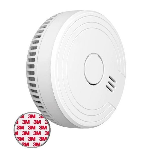 Ecoey FJ136GB Photoelectric Smoke Detector, Smoke Alarm, Fire Alarm, 5 Pack