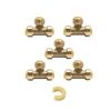 EFIELD 5 PCS 3/4"  Push-Fit Tee Fitting &Disconnect Clip, No Lead