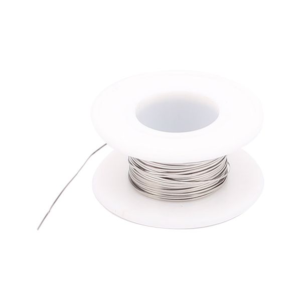 sourcingmap 10M 33Ft 0.1x0.5mm Nichrome Flat Heater Wire for Heating Elements