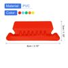 sourcing map Hanging File Folder Tabs, 2 Inch Insertable Tabs and Inserts Plastic Clear File Organizer Labels Filing for Folder Quick Identification, 5 Color, 50 Pcs