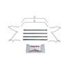 Bigg Red - Brake Caliper Pad Fitting Kit - Front Left & Right - Fits 4 Piston 45mm Sumitomo Calipers - Compatible with,