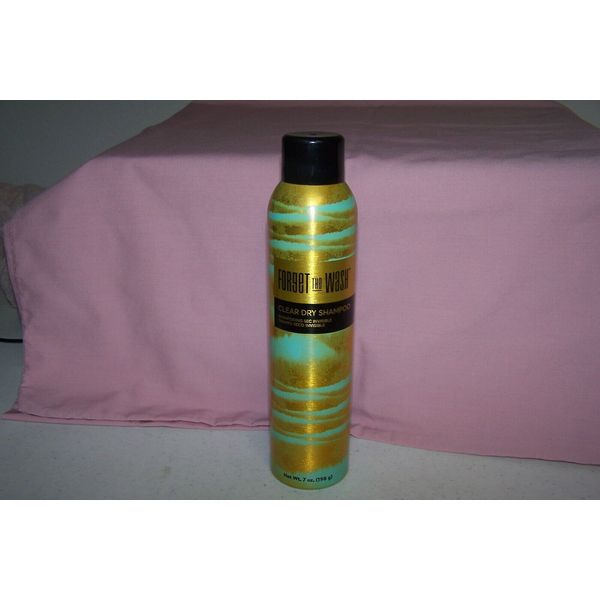 Forget The Wash CLEAR DRY SHAMPOO Rejuvenates Hair Absorbs Excess Oil 7 oz. NEW