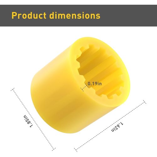 for Wacker Neuson RD880, RD11, RD12-90, RD16-100 Flexible Coupler Sleeve Part 5000178336