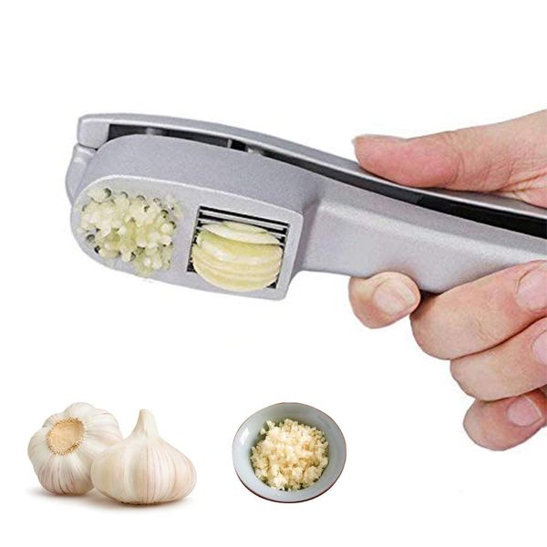 Garlic Press Stainless Steel Crusher Ranking Garlic Press Chopping Machine Manual Garlic Garlic Crusher Garlic Crusher Ginger Crusher 16.8*3.5*4.9cm