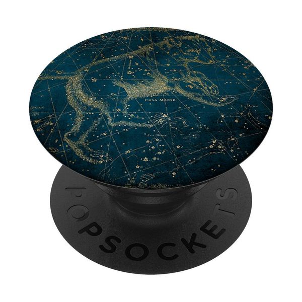 Blue Astronomy Pattern with Constellation PACJ0282 PopSockets PopGrip: Swappable Grip for Phones & Tablets