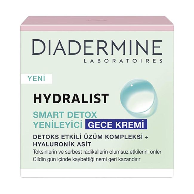 Diadermine Hydralist Smart Detox Yenileyici Gece Kremi 1 Paket