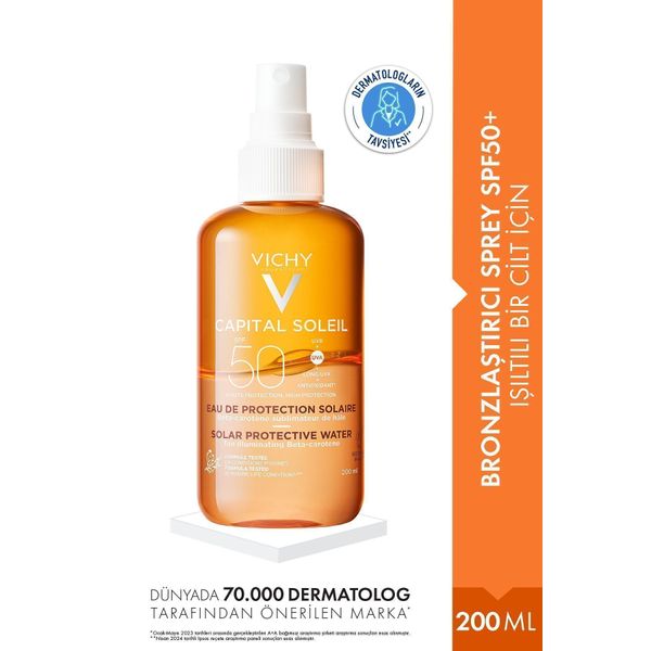 Capital Soleil Spf 50 Bronzing Sunscreen Spray 200 ml DEMBA5004