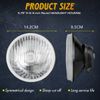 5.75 5-3/4 Round LED Headlights Hi/Lo 4PC For Cadillac DeVille Eldorado 62-1974
