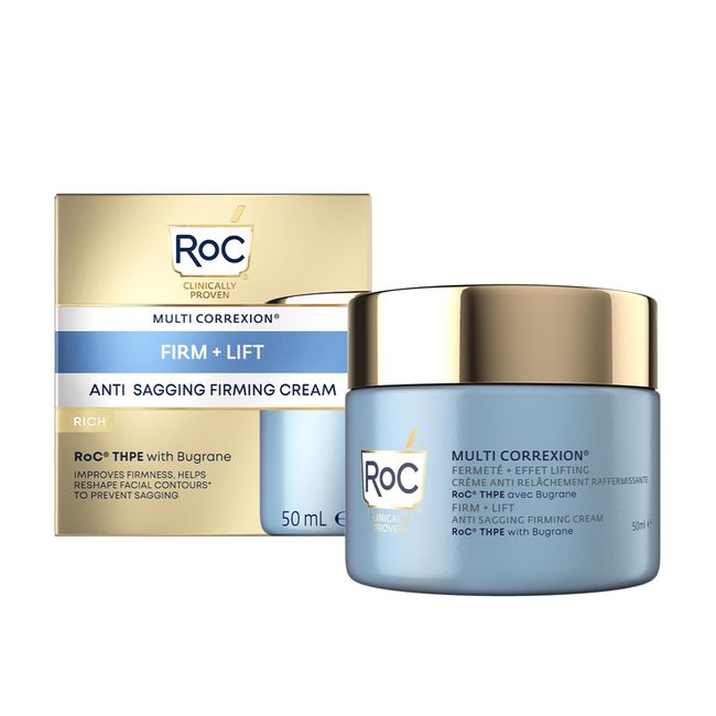 RoC - Multi Correxion Anti-agging Firm + Lift-Creme – Kırışıklık ve Yaşlanma – Dayanıklılığı iyileştirir – Kozmetik Kaldırma etkisi – 50 ml'