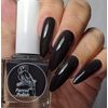 Parrot Polish Black Magic Thermal Nail Polish - Black/Clear Grey