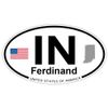 US Decal, Inc. Ferdinand, Indiana - Oval Magnet