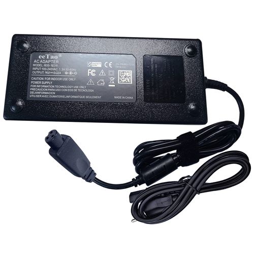 eeTao 54.6V 2A 3-Prong AC/DC Adapter Replacement Charger Compatible with Inmotion E20 Electric Unicycle Electric One Wheel 54.6VDC 1.5A Power Supply Cable Cord