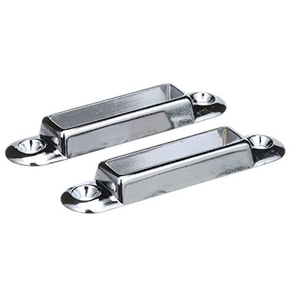 Seachoice Boat Cover Support Sockets, Chrome Plated Zinc, Set of 2