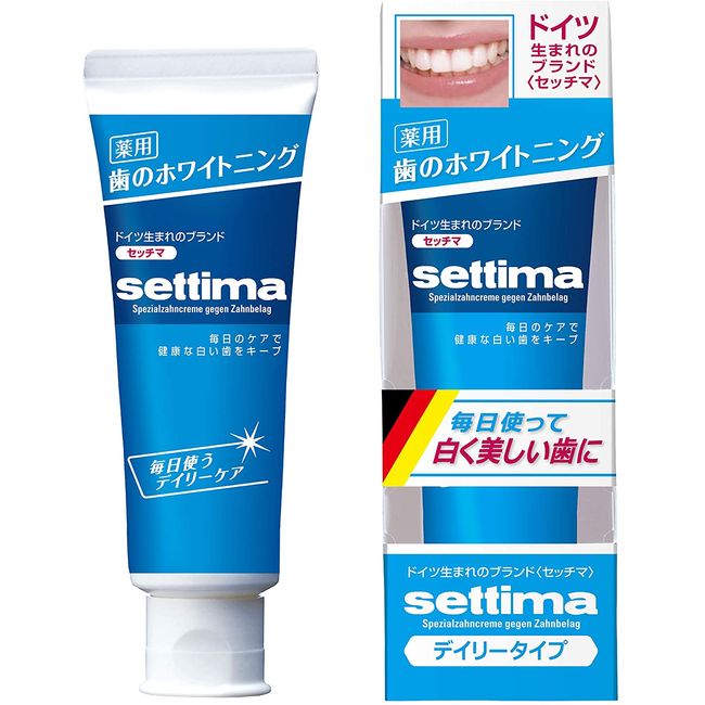 Settima Whitening Toothpaste Daily Care Fine Mint Type (80 g)