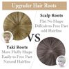 PHOCAS Pixie Cut Wigs Short Stylish Fluffy Layer Wig None Lace Replacement Wig with Bangs for Women Brown Mix Blonde Wig Short