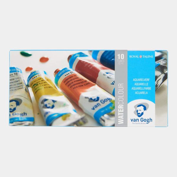 Van Gogh Watercolor Paint Set, 10x10ml Tube Set