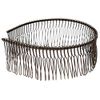 Hero Headband with Comb Brown Width 35mm Metal A49