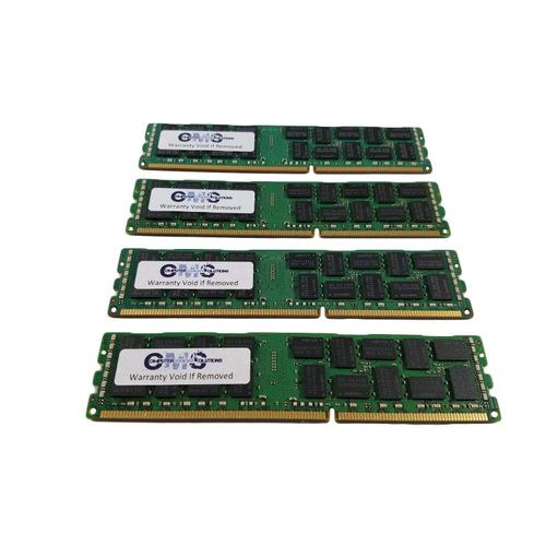 CMS 32GB (4X8GB) DDR3 10600 1333MHZ ECC Registered DIMM Memory Ram Upgrade Compatible with Dell® Poweredge T320 1333 Ecc Reg for Server Only - B103