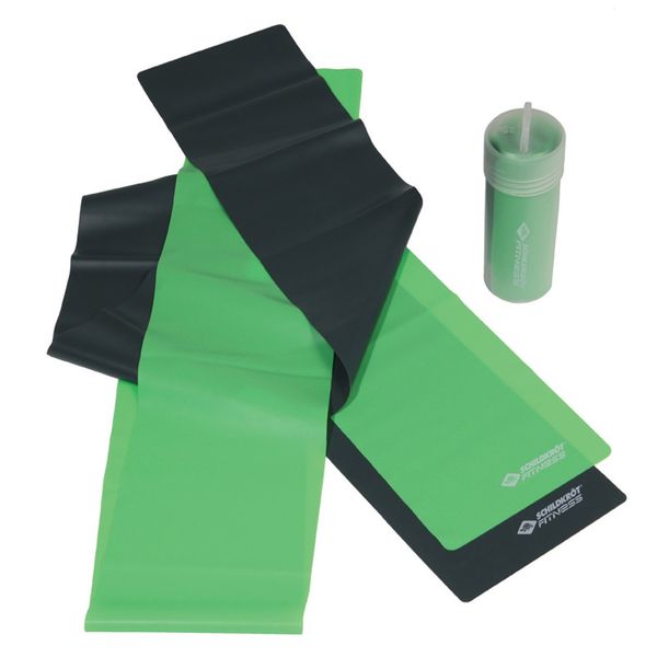 Schildkrot Fitness Exercise Band (Pack of 2) - Green, 1.6 Kg